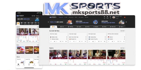 Giao diện MK Sports được thiết kế độc đáo