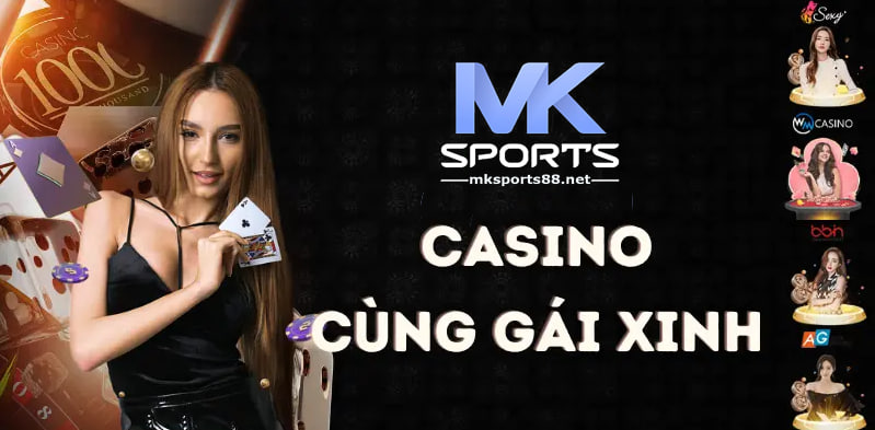 Live casino hấp dẫn tại MK Sports