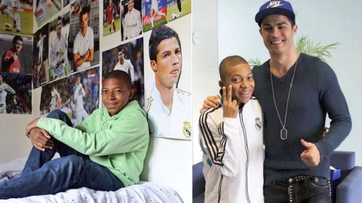 Mbappe và thần tượng Ronaldo