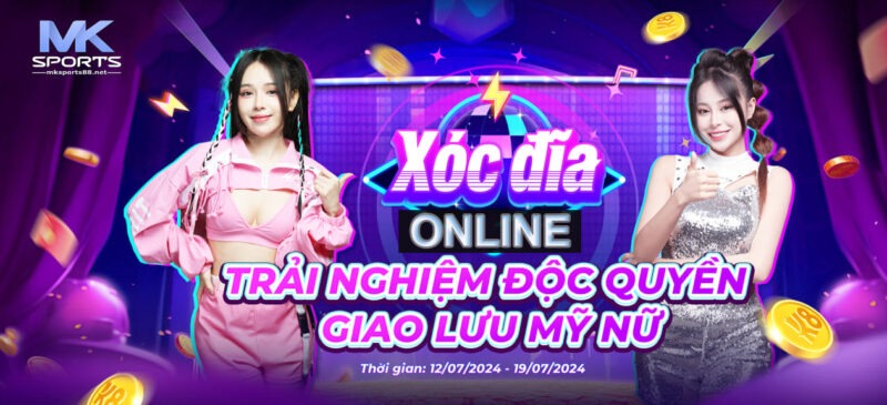 Chơi xóc đĩa online cùng mỹ nhân tại MK Sports